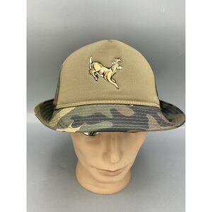 Vintage Winchester Camo Deer Buck Hunting Hat Adult L Insulated Bucket Hat